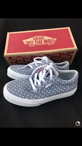 Vans Winston Blue And White Polka Dot 
