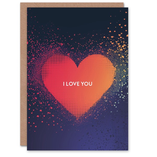 Pixel-AuflöSung: „Ich Liebe Dich, Herz, Jahrestag, Valentinstag“ Valentinskarte-image