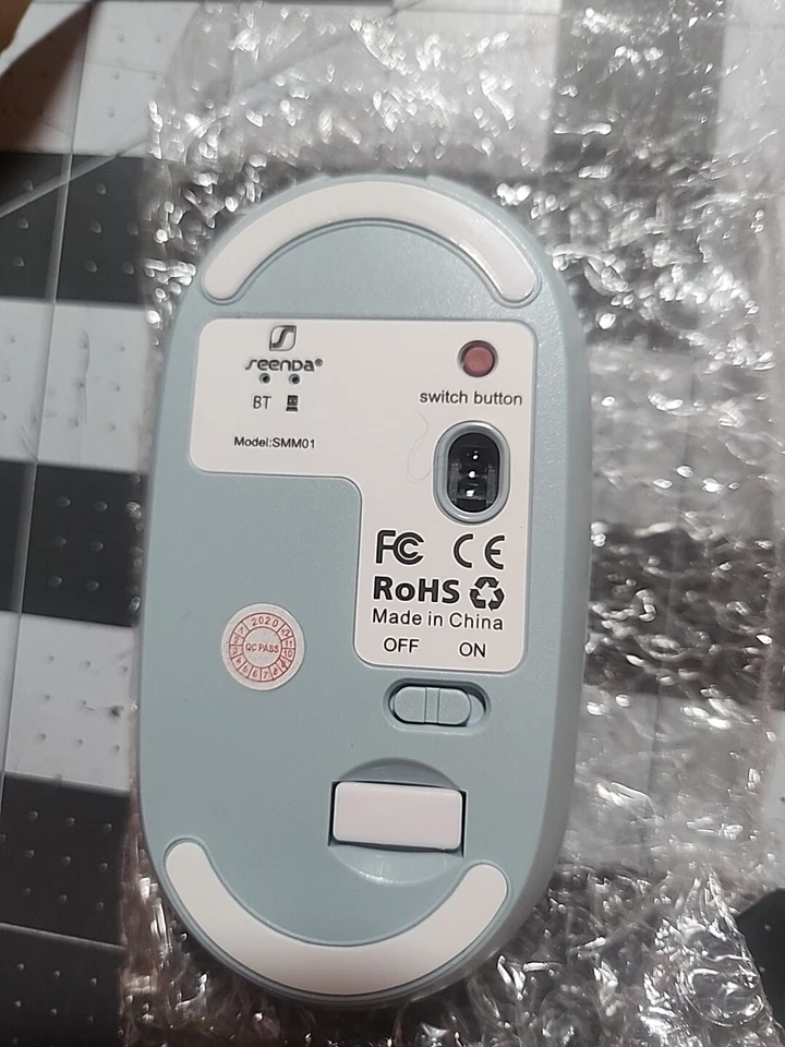 Seenda Wireless Mouse Blue Dual Mode Wireless Mouse - Image 4 of 4