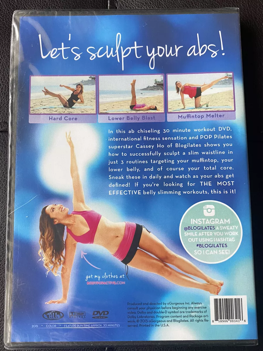 Cassey Ho Pop Pilates Flat Abs Fast 3 Workouts(DVD)new