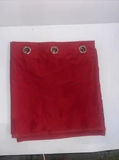 2 10’ Long X 14” Wide Sheer  Valance Window Scarf- Standard and Extra Large Red