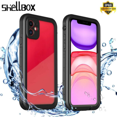 SHELBOX Waterproof IP68 PC TPU Swimming Case For iPhone 12 11 Pro Max X XR 8 7 6