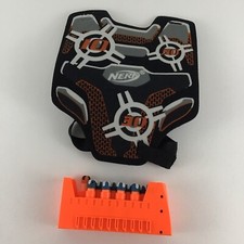 Nerf Dart Tag Battle Vest Soft Foam Darts Ammunition Clip Holder 2005 Hasbro Toy