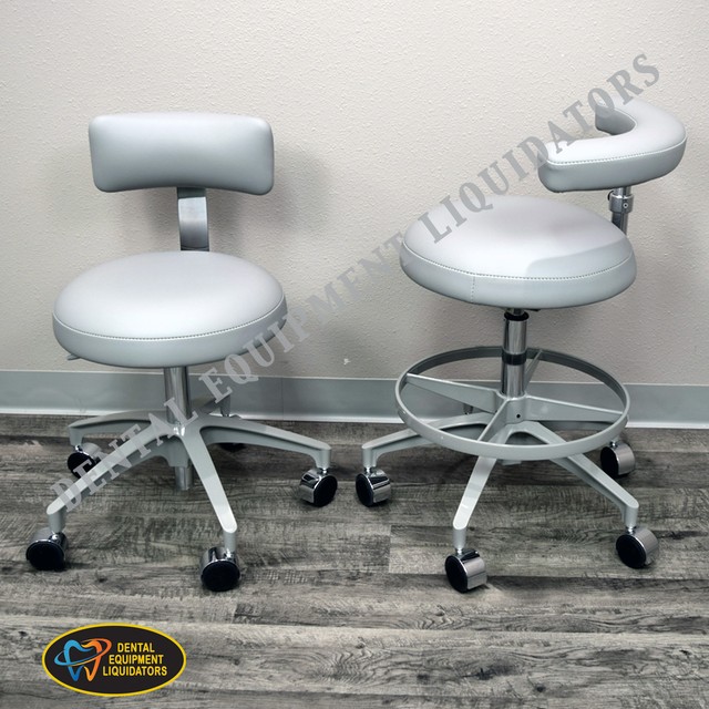 Adec Dental Stools Set of 2 Stools Adec 1620 Assistant's & 1600