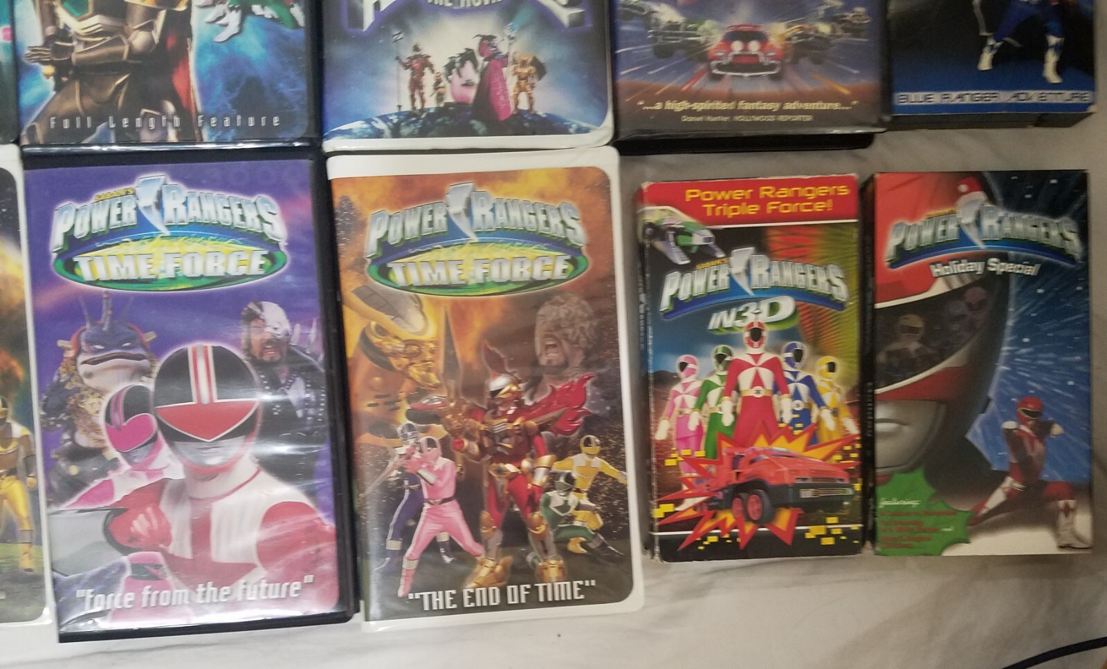 Lot Of 13 Power Rangers VHS Tapes + Extra Cover eBay