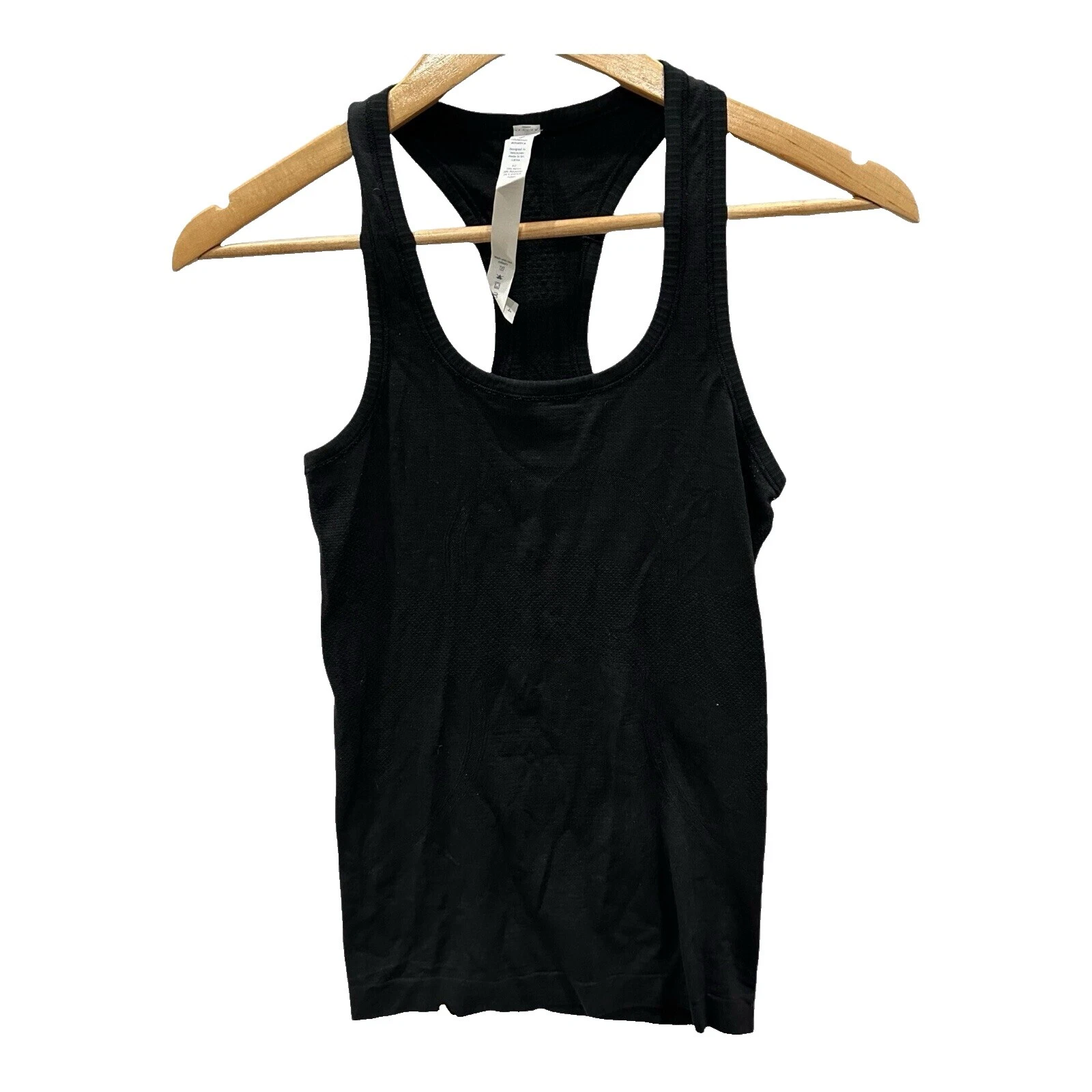 Lululemon Black Polyester Activewear Tops for Women