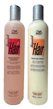 2 pc Combo Wella Liquid Hair Moisturizing Shampoo  Rinse 12 oz ea 842/862 