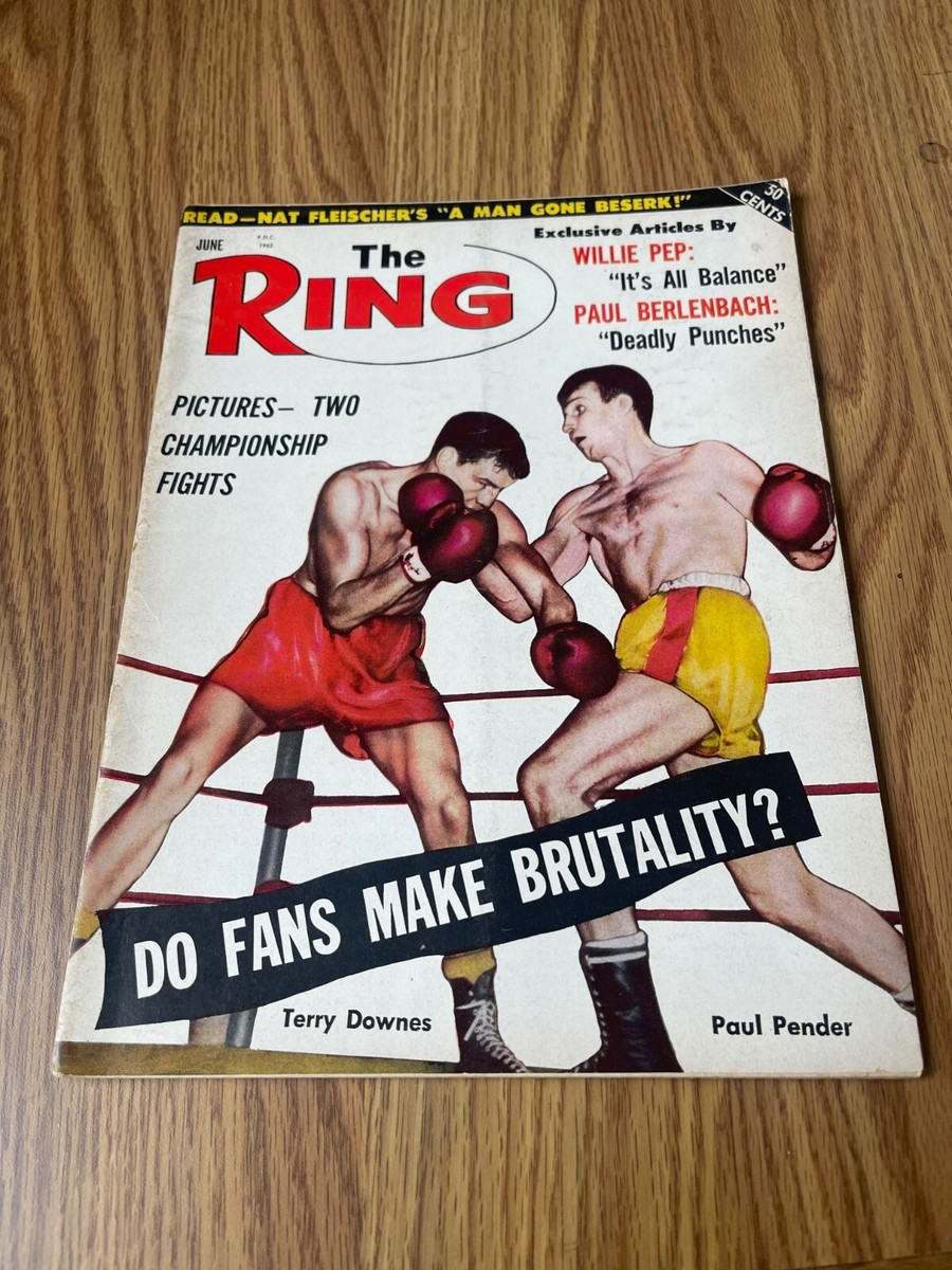 Vintage Magazine THE RING Boxing magazine JUNE 1962 | eBay