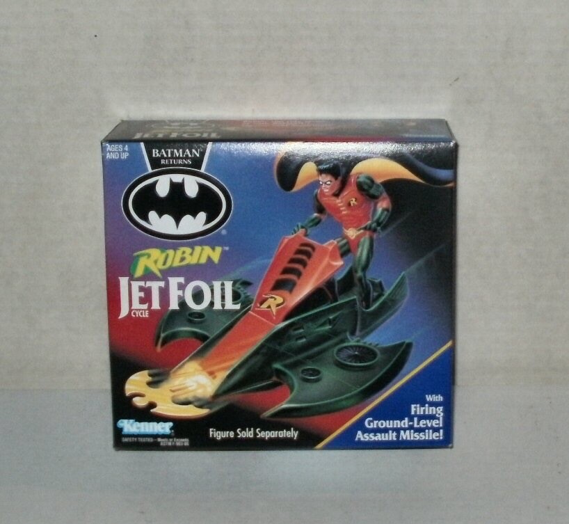 未開封【BATMAN RETURNS版】ROBIN JET FOIL★ロビン Unopened BATMAN RETURNS version ROBIN JET FOIL Robin Kenner