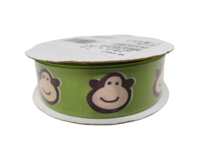 Offray 7/8'' x 3 yds Ribbon - New - Monkey