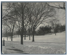 U.S.A., New York, Central Park  Vintage print Tirage platine  9x12  Circa 