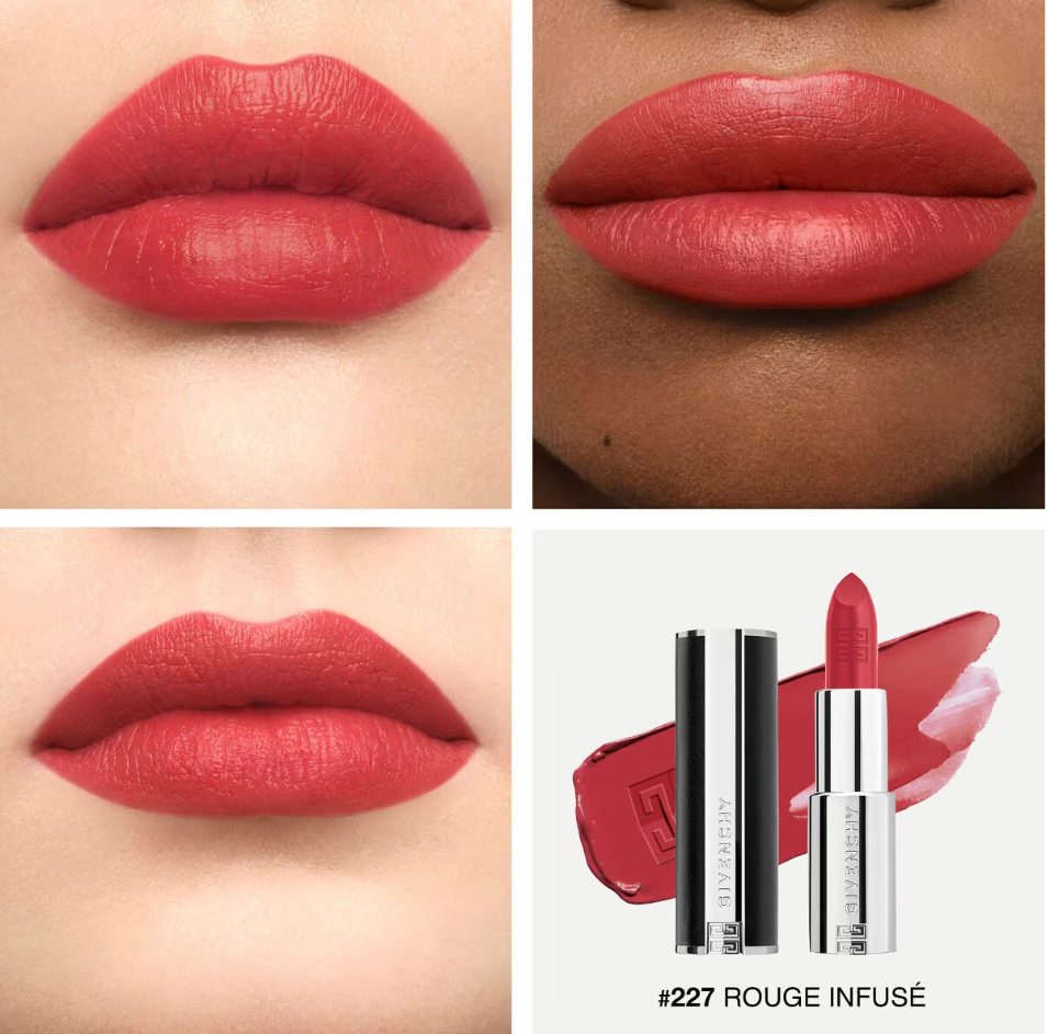 GIVENCHY LE ROUGE 限定版リップ 4本セット Givenchy Beauty Le Rouge LE ROUGE INTERDIT INTENSE SILK #227 Rouge