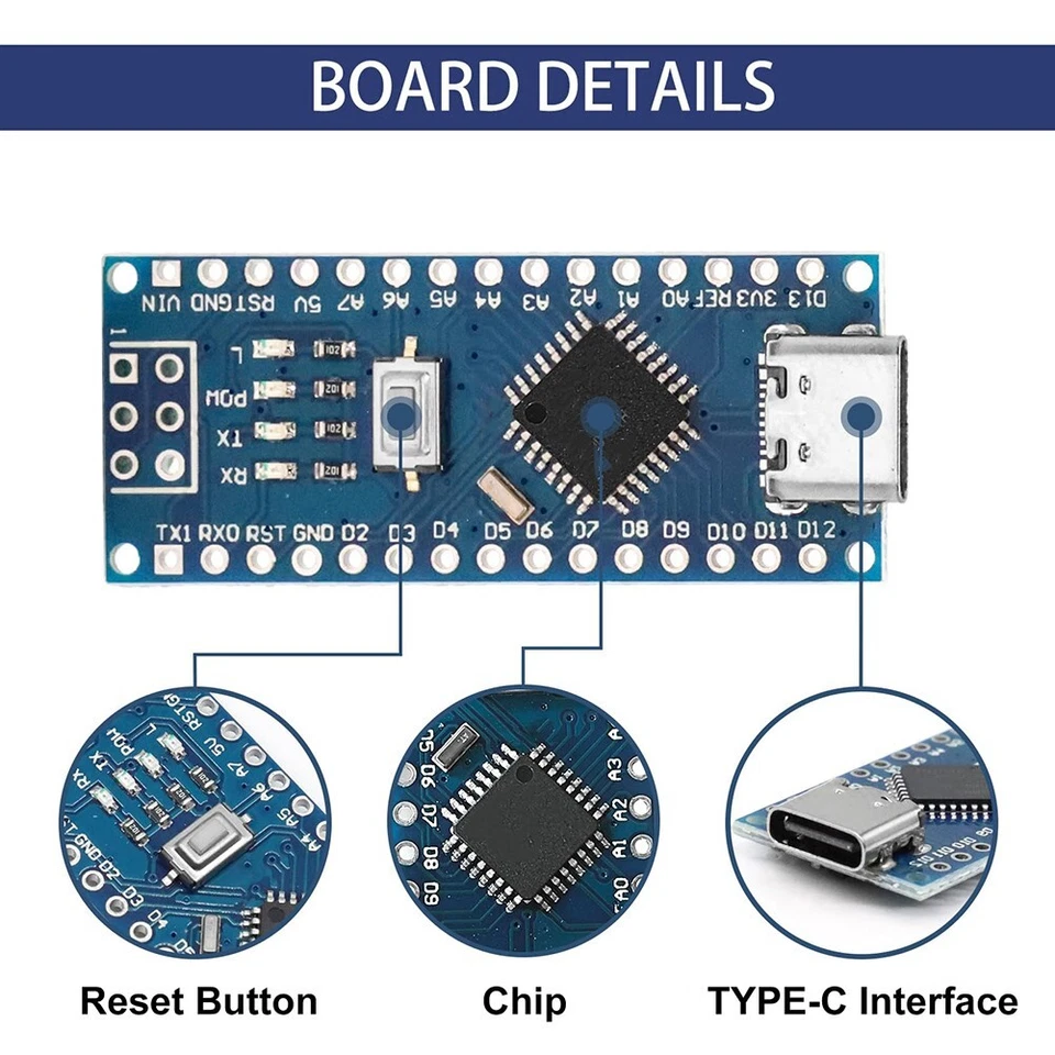 F��r Nano USB Modul Trio entwickelt f��r Arduino Projekte mit f��r CH340G Chipsa - Image 4 of 4