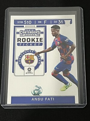 Carte Panini Ansu Fati Rookie 2019-2020 – FC Barcelone – Liga Este – Épuisée