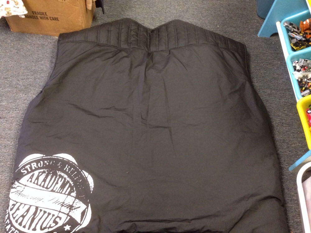 Mens Vest Plus Size Black Zip Up Vest Akademiks Akdmks No Size Tag image 7
