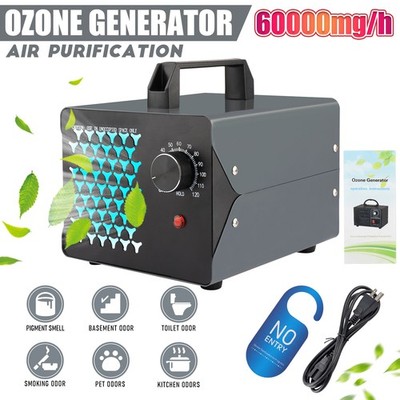 Household Ozonator Ozone Generator Air Ionizer Purifier Built-in Timer Function