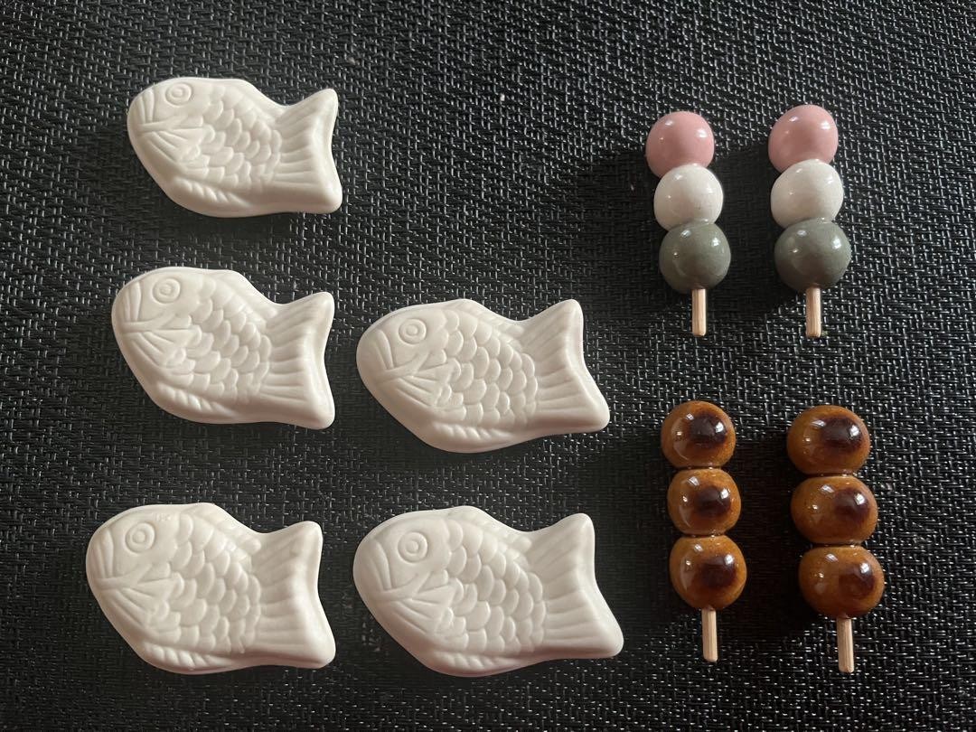 Chopstick Rest - Dango and Taiyaki
