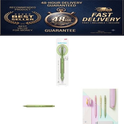 Mitsubishi Pencil Kurutoga Mechanical Pencil 0.3mm Herb Green M3KS1P.76