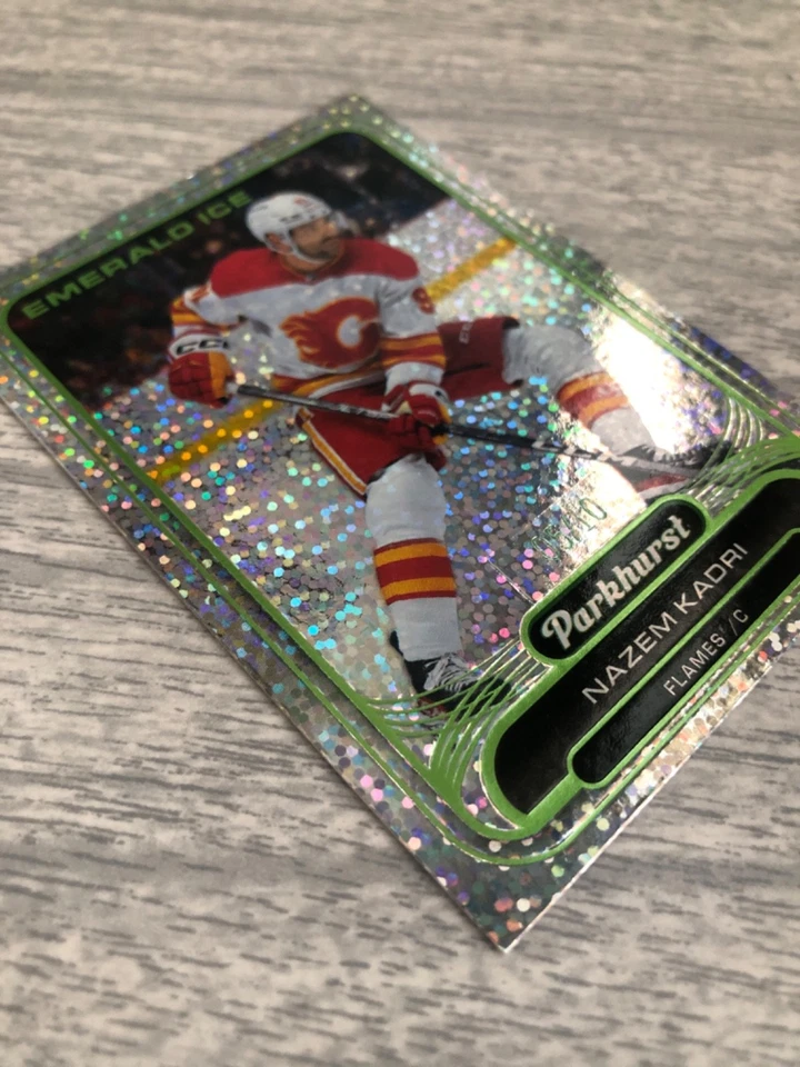 2023-24 Upper Deck Parkhurst Emerald Ice 5/10 Nazem Kadri #43 FREE SHIPPING - Image 2 of 4