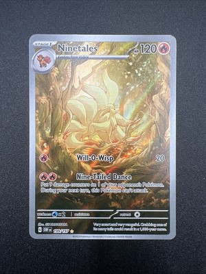 Pokémon TCG Ninetales 199/197 Obsidian Flames Full Art