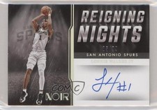 2021-22 Panini Noir Reigning Nights Signatures 85/99 Lonnie Walker IV Auto 0t9m