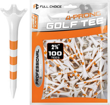 60/100 Pack Plastic Golf Tees 2-3/4"Or 3-1/4" , Enhanced Durability Stability