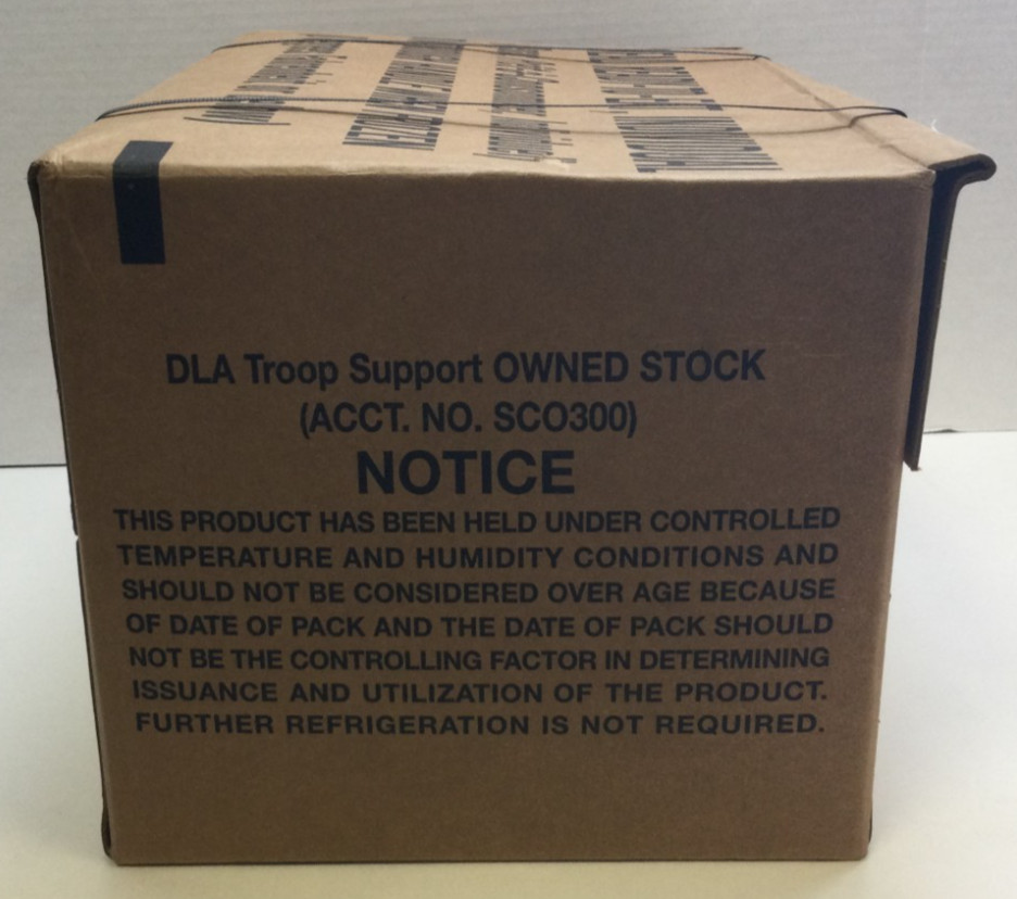 MRE Case A/B, Menus 1–24, Sealed Military Ready To Eat Meals (INSP 2024)