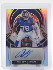 ANDREW THOMAS 2025 SELECT PRIZM AUTO #SIP-ATS GIANTS SILVER Q0221