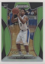 2019-20 Panini Prizm Draft Picks Neon Green 67/125 Justin Wright-Foreman #55 7zf