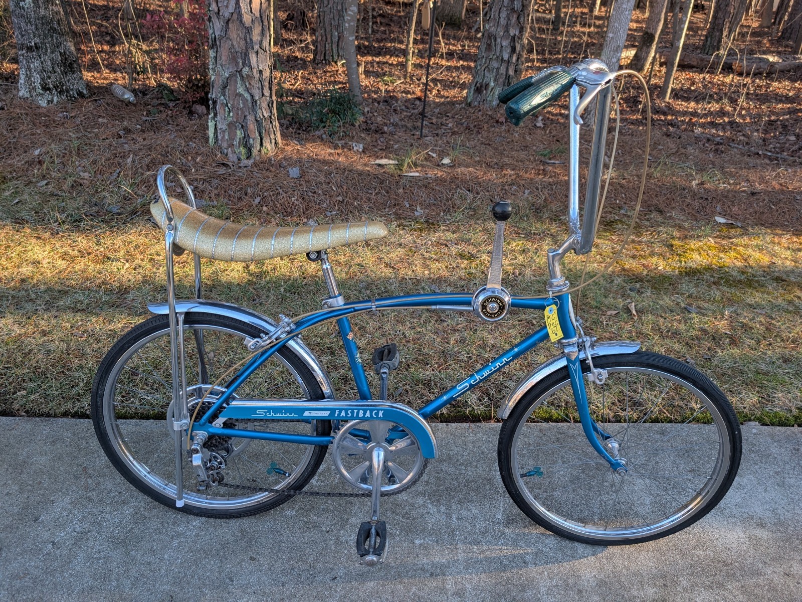SCHWINN 1968 SKY BLUE Bicycle 5 speed FASTBACK STINGRAY 20 i