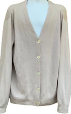 Ann Taylor Lilac Wool Angora Blend Cardigan Sweater size S button front ribbed