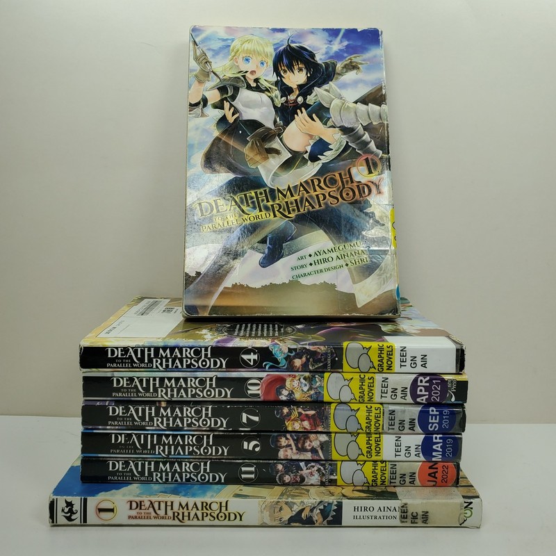 Death March to the Parallel World Rhapsody Manga Vol 1 4 5 7 10 11 English PB