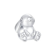 Charms for Bracelets  Necklace 925 Sterling Silver Charms Elephant Happy