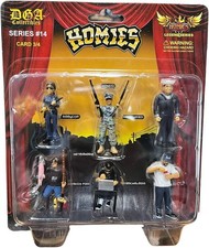 DGA 1/24 HOMIES SERIES 14 Low Rider FIGURES 6-Pack 20399 3/4 