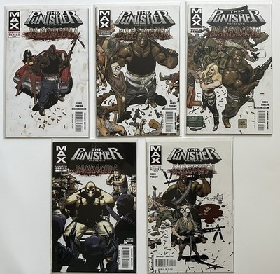 Punisher Presents: Barracuda MAX #1-5 (2007) Complete Series Marvel Comics NM