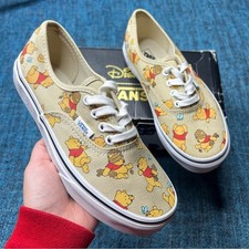 RARO Vans x Disney Winnie The Pooh Auténticas Tenis Juveniles Talla 3
