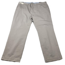 Polo Ralph Lauren Chino Pants Men 50x32 Khaki Stretch Classic Fit Pony Logo 1180