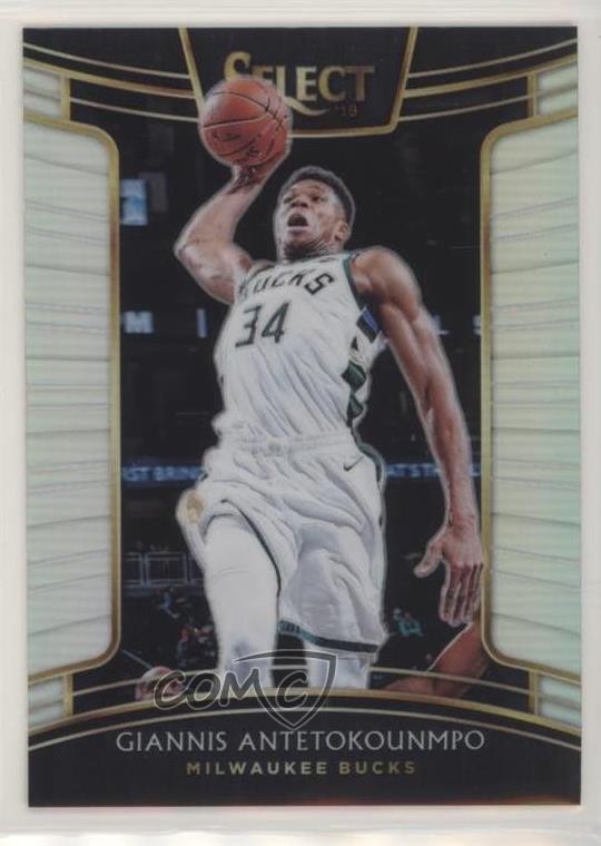2018-19 Panini Select Concourse Silver Prizm Giannis Antetokounmpo #13 0z6