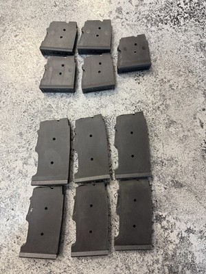 (LOT OF 11) CZ 455, 512, 457  17 HMR / 22 WMR 10 Round/5 Round Magazines OEM -