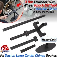 3 Bar Wire Wheel Removal Installation Lowrider Wire Wheel Knock Off Tool Stand
