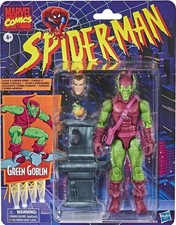 2020 Spider-Man Retro Marvel Legends Carded Green Goblin 6-Inch Action Figure