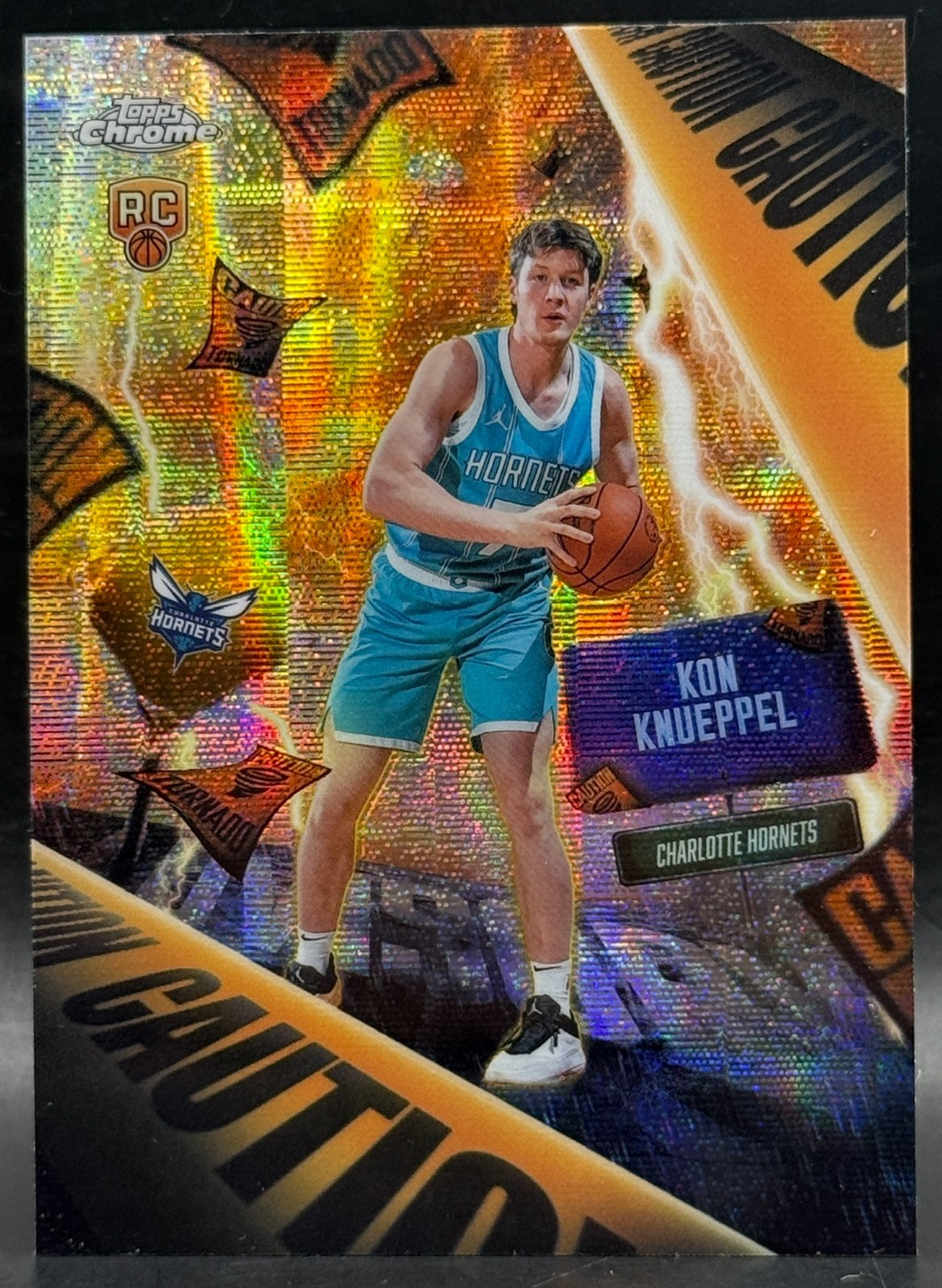 2025-26 Topps Chrome - KON KNUEPPEL RC - ADVISORY - Case Hit SSP Refractor AD-4