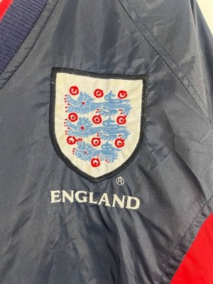 Vintage Umbro England Green Flag Pullover Winbreaker 90s Football