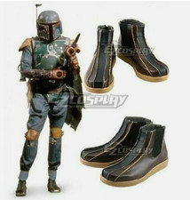 Star Wars Boba Fett Brown Cosplay Shoes Men boots