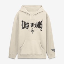 Men's Fanatics Cream Las Vegas Aces Legacy Fleece Pullover Hoodie