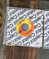 The BEATLES Saw Her Standing There Hold Your Hand 45 7" CLEAN VG+ Capitol Sleeve