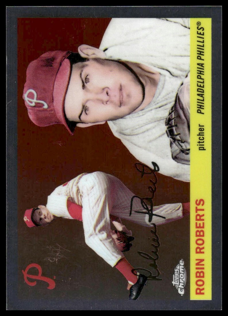 2025 Topps Chrome Platinum #55NW-16 Robin Roberts 1955 Cards That Never Were
