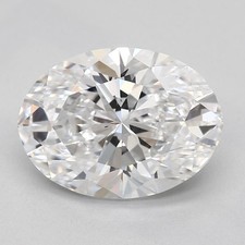 1.58ct Oval Lab Grown Loose Diamond GIA Certified D/VS1 + Free Ring (7426710897) 1513.29 per carat