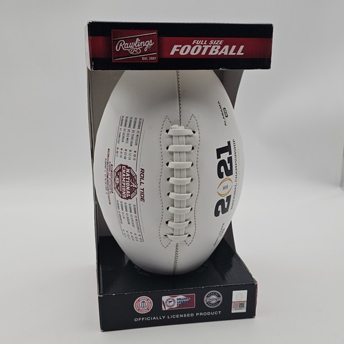 Rawlings Full Size Alabama Crimson Roll Tide 2021 National Champions Football - Picture 2 of 9