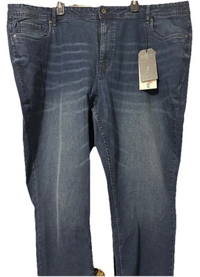 The Perfect Jean NYC Mens 48x30 Dark Blue Denim NWT
